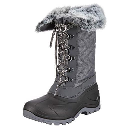 CMP donna nietos wmn snow boots stivali da neve, nero nero mel, 36 eu