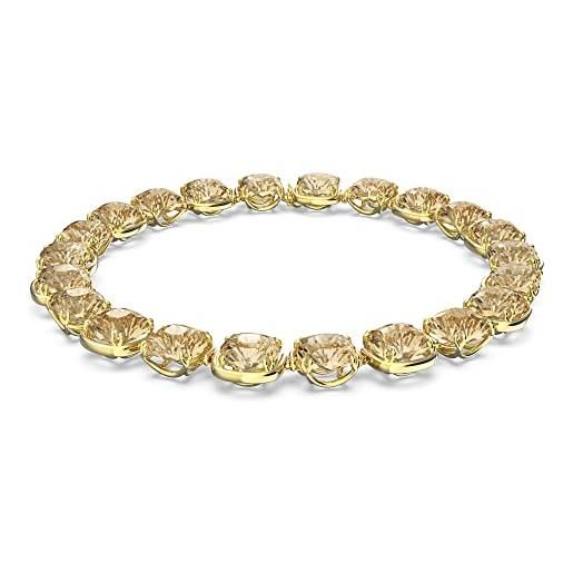Swarovski harmonia girocollo, con cristalliSwarovski a taglio cushion, placcato in tonalità oro, oro