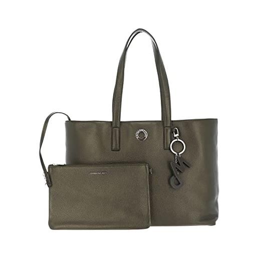 Mandarina Duck mellow lux shopper donna, verde (green), 36x27x11 (l x h x w)