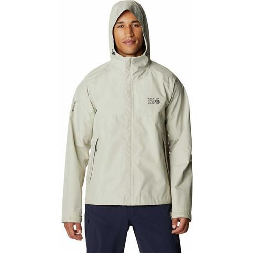 Mountain Hardwear exposure/2 goretex paclite jacket beige l uomo