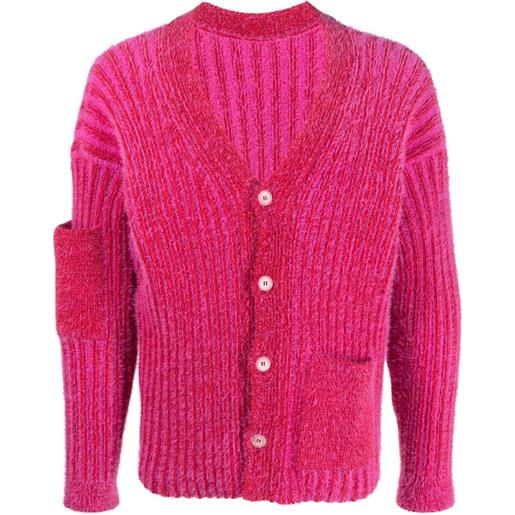 Jacquemus giacca le cardigan neve - rosso