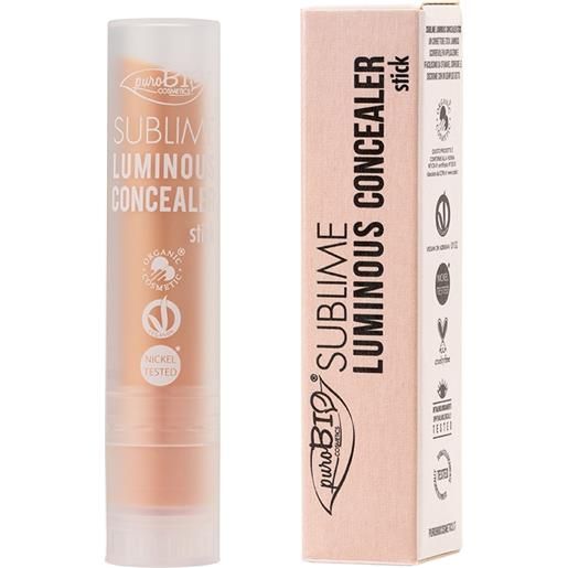 Purobio cosmetics sublime luminous concealer stick 01
