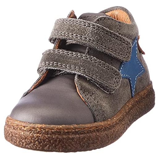 Naturino bambini e ragazzi Naturino albus star vl scarpe da ginnastica, anthracite azure, 23 eu