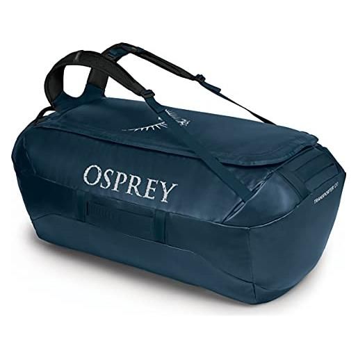 Osprey, transporter 120 borsone da viaggio black o/s unisex-adult, s