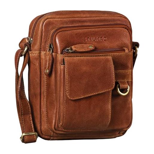 STILORD 'ryan' messenger bag uomo pelle borsa a tracolla vintage leather borsetta piccola elegante borsello vintage per i. Pad da 9.7 pollici cuoio, colore: veleta - marrone