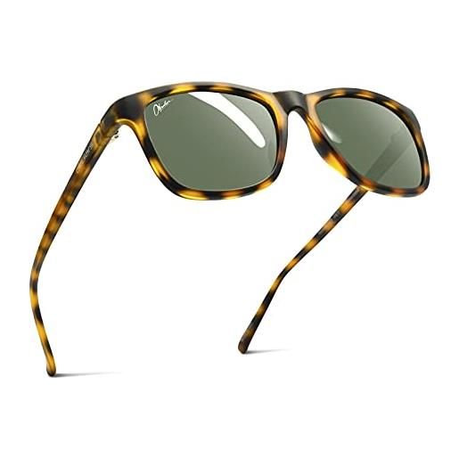 Okulars® eco nordic - occhiali da sole uomo e donna pet riciclato (green)