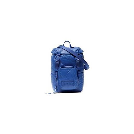 Desigual zaino in tessuto, fabric backpack mini donna, blu, m