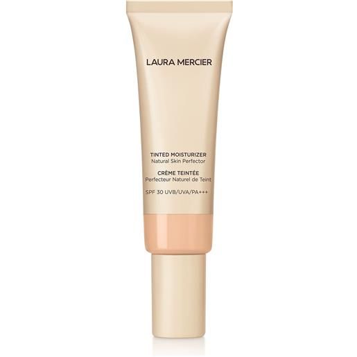 Laura Mercier tinted moisturizer natural skin perfector fondotinta crema, crema viso colorata antimperfezioni 0n1 petal