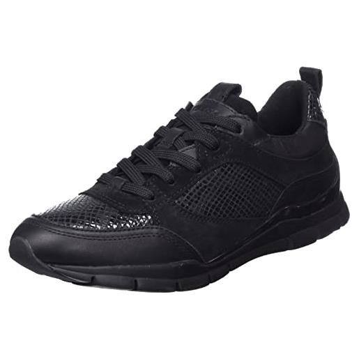 Geox d sukie c, sneakers donna, nero (black), 36 eu
