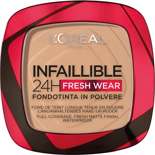 L'Oréal infaillible 24h fresh wear - fondotinta in polvere 140 - golden beige