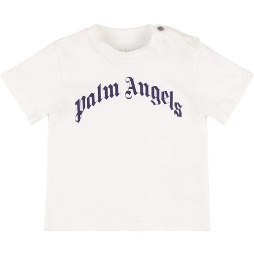 PALM ANGELS t-shirt in jersey di cotone con logo