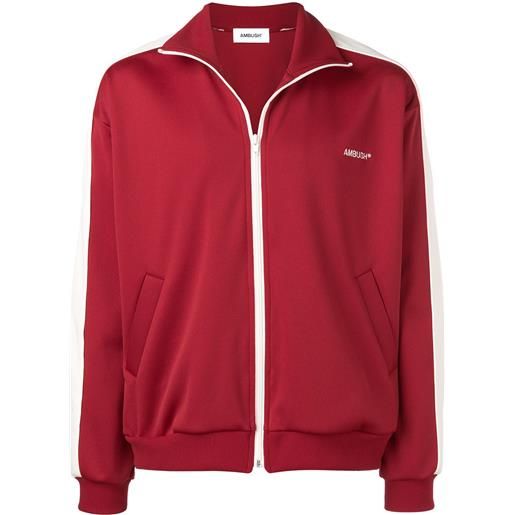 AMBUSH giacca sportiva con banda laterale - rosso