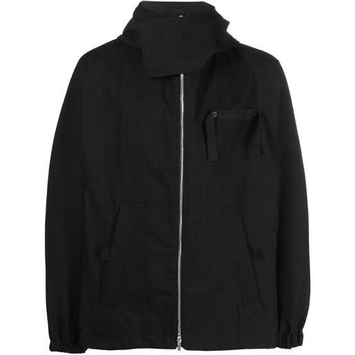 Jacquemus giacca con zip - nero