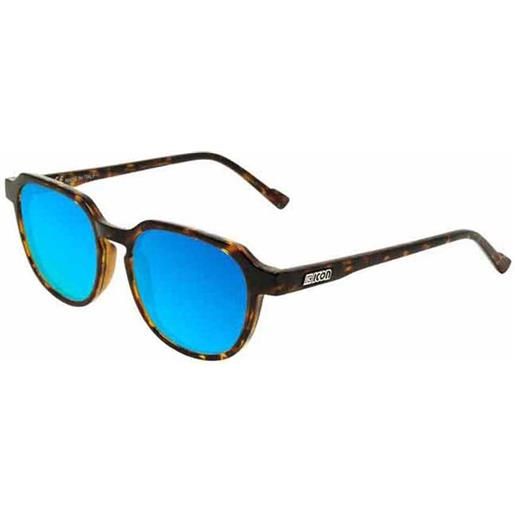 Scicon vertex sunglasses marrone multimirror blue/cat 3