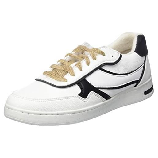 Geox d jaysen g, sneaker donna, white rose gold, 39 eu