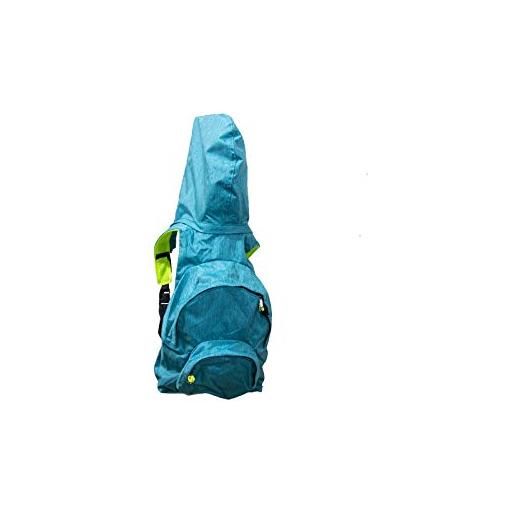 MorikukkoMorikukko hooded backpack kool tourquise. Unisex - adultozainiturchese (kool turquoise)33x8x40 centimeters (w x h x l)