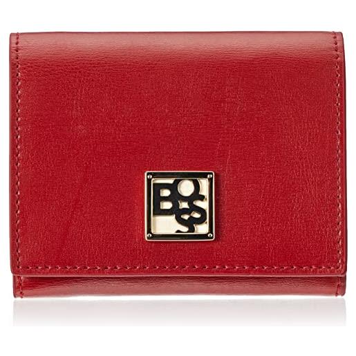 BOSS hugo blanca sm wallet-n, portafoglio pieghevole da donna, medium red613, taglia unica