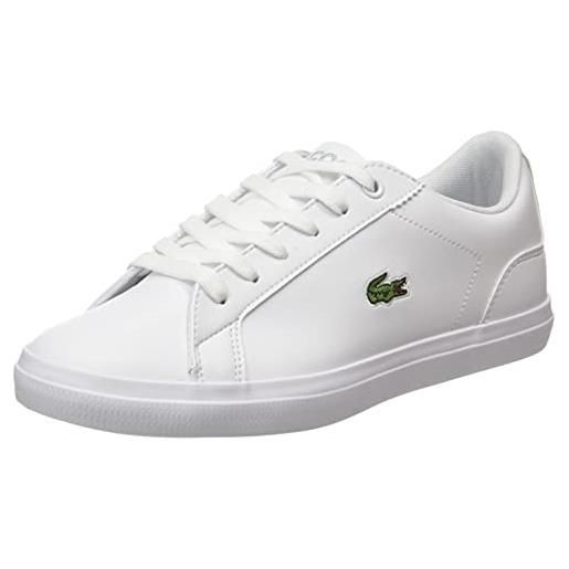 Lacoste lerond bl 21 1 cuc, sneakers, wht/wht, 28 eu