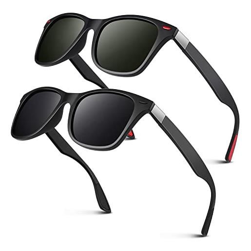 Stalaxy Rave Shades - Occhiali veloci unisex con porta sigarette (uomo,  donna) - Occhiali da sole per festival, ravie, tempo libero o sport,  protezione UV400, Nero : : Moda