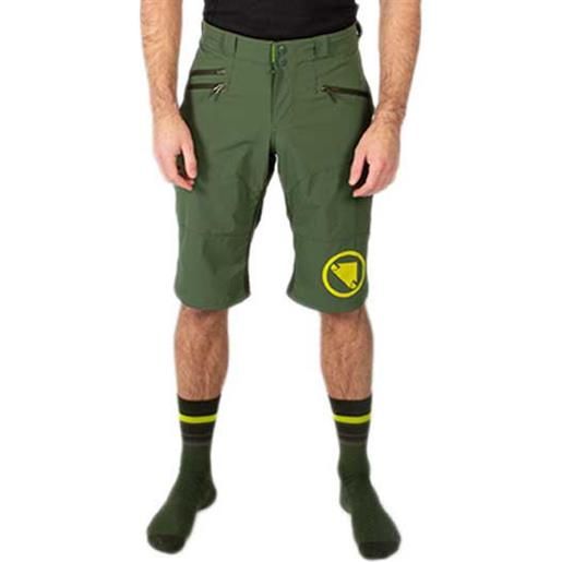 Endura singletrack ii shorts verde s uomo