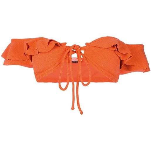 Clube Bossa top bikini hopi con spalle scoperte - arancione