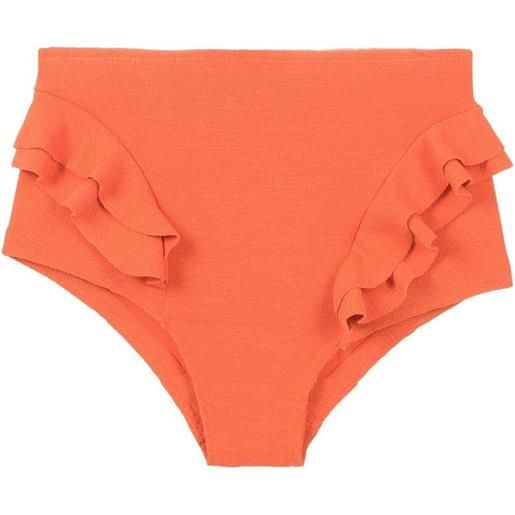 Clube Bossa slip bikini hopi a vita alta - arancione