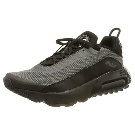Nike air max 2090 (gs), scarpe da corsa, black/anthracite-wolf grey-black, 38.5 eu