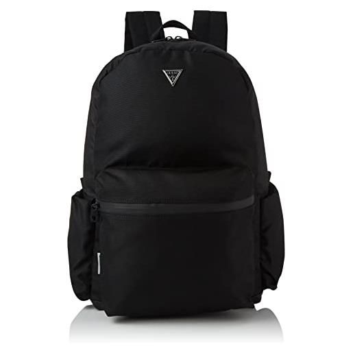 Guess vice backpack, zaino uomo, black, unica