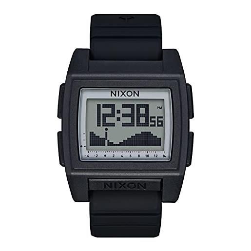 Nixon orologio digitale uomo con cinturino in silicone a1307867-00