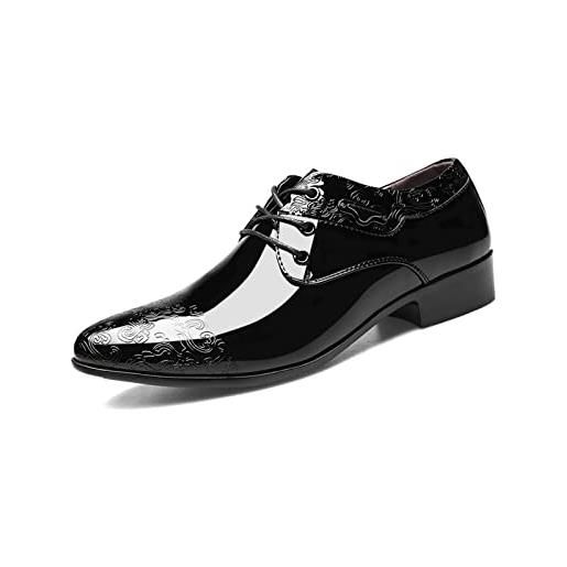 Ryehack scarpe da uomo oxfords scarpe da abito classiche stringate wingtip scarpe in pelle brogues formali derbys scarpe ufficio