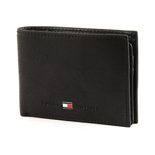 Tommy Hilfiger johnson mini cc flap & coin pocket, portafoglio uomo, marrone (braun (brown 204), 11x9x2 cm (b x h x t)