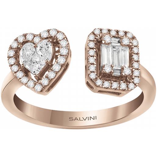 Salvini anello magia in oro rosa con diamanti