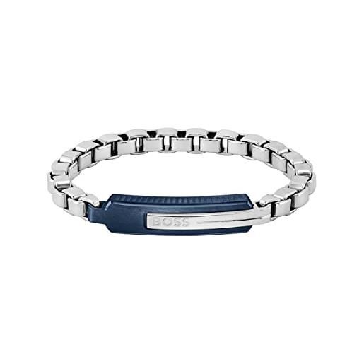 BOSS jewelry braccialetto a catena da uomo collezione orlado disponibile in silver s
