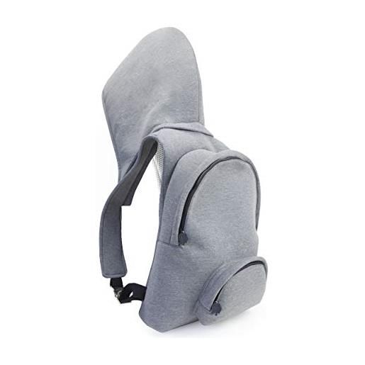 MorikukkoMorikukko hooded backpack grey grey. Unisex - adultozainigrigio (grey grey)33x8x40 centimeters (w x h x l)