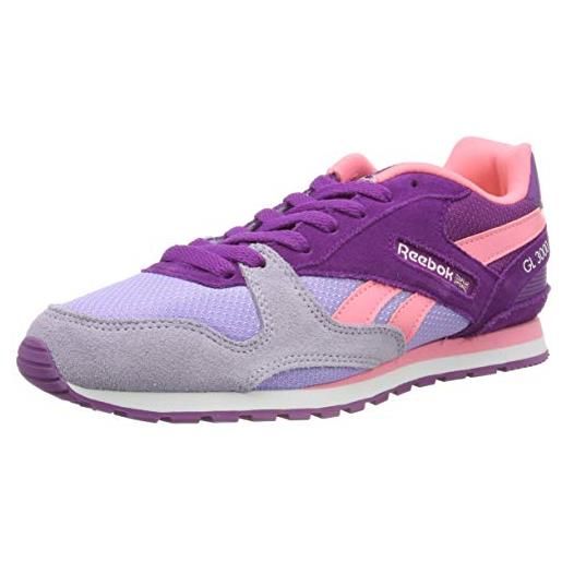 Reebok gl 3000 sp, scarpe da trail running unisex-bambini, viola (purple bd2439), 38.5 eu