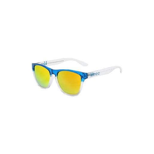 Kimoa gafa de sol la beach, occhiali unisex-adulto, blu/trasparente, taglia unica