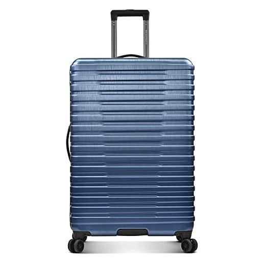 U.S. Traveler viaggiatore degli stati uniti hardside 8 ruote spinner bagagli con manico in alluminio, marina militare (blu) - us09181n30