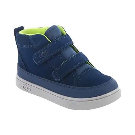 UGG rennon ii weather, scarpe da ginnastica unisex - bambini e ragazzi, chestnut, 22 eu