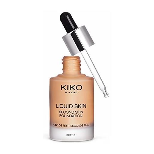 KIKO milano liquid skin second skin foundation 11 | fondotinta fluido effetto seconda pelle