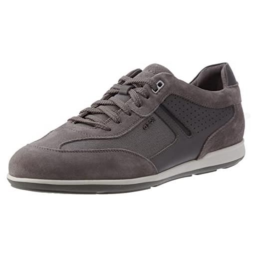 Geox u ionio a, sneakers uomo, grigio (grey), 39 eu