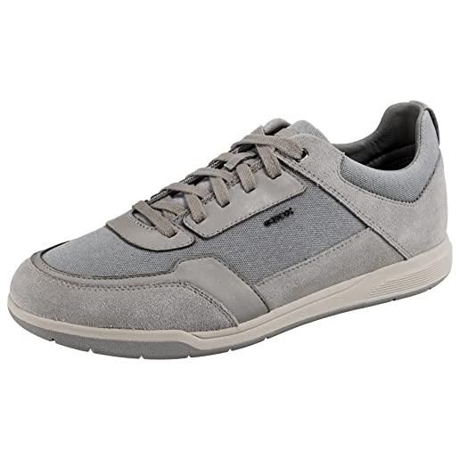 Geox u spherica ec3 a, sneakers uomo, grigio (lt grey), 43 eu