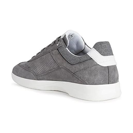 Geox uomo u kennet c sneakers uomo, grigio (grey), 45 eu