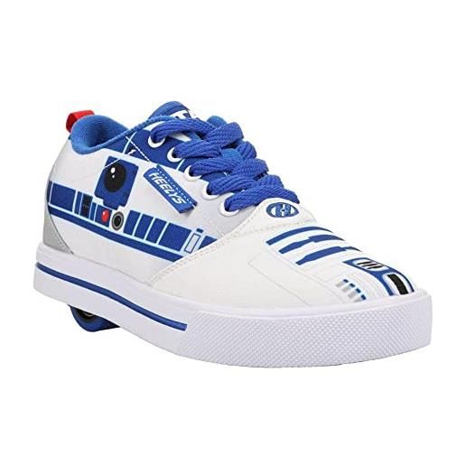 Heelys pro 20 (he101059), scarpe con le ruote bambini e ragazzi, bianco blu
