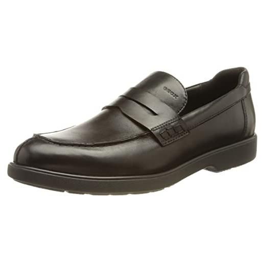 Geox uomo u spherica ec11 c mocassini uomo, nero (black), 46 eu