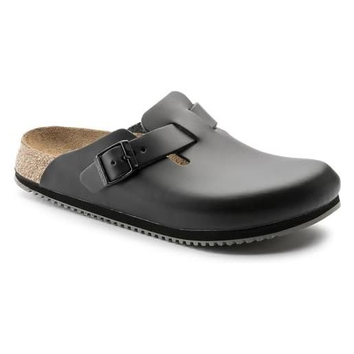 Birkenstock professional boston nl schwarz, sabot unisex adulto, nero (schwarz (superlauf)), 43