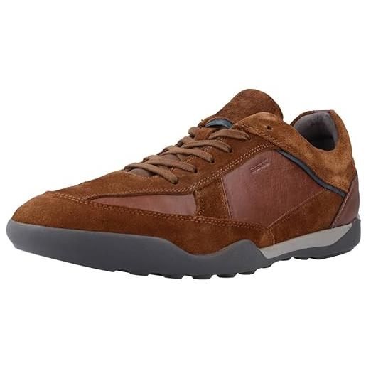 Geox u metodo a, sneakers uomo, marrone (browncotto), 39 eu