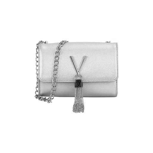 Valentino by Mario Valentino valentino by mario divina - pochette da giorno donna, argento, 4x11.5x17 cm (b x h t)