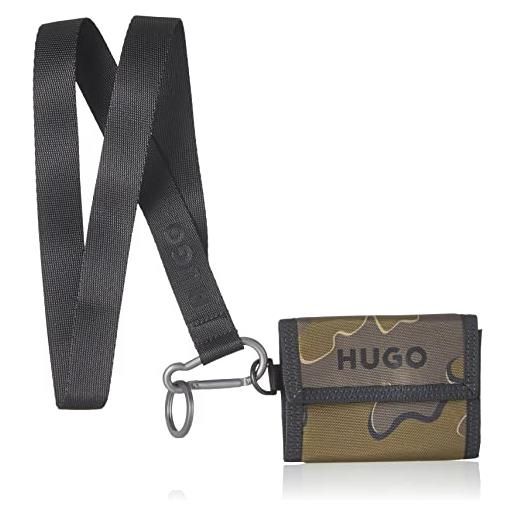 HUGO gbhm_card hold key c, portafoglio bi-fold da uomo, open miscellaneous960, taglia unica