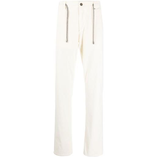 Canali pantaloni dritti - bianco