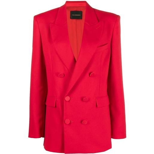 THE ANDAMANE blazer doppiopetto sartoriale - rosso